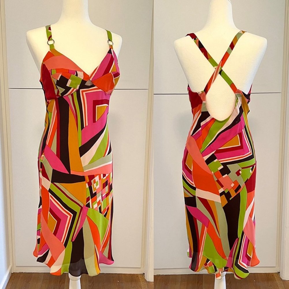 Sue Wong upscale sundress multicolored NWT